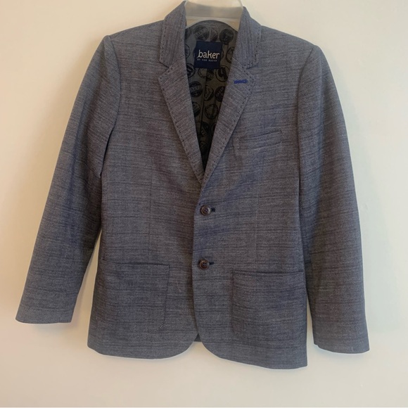 Ted Baker Jackets & Blazers - Baker by Ted Baker Anchor Sail Theme Herringbone Blazer Jacket